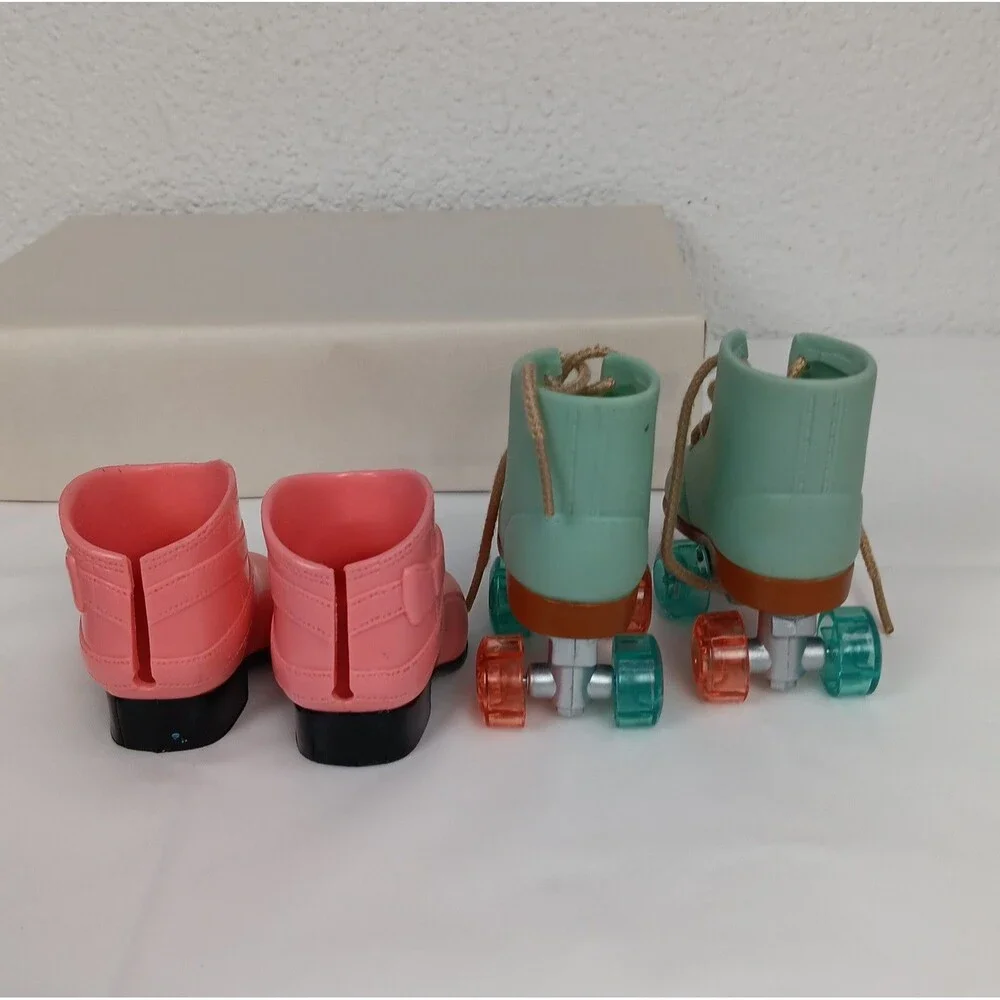 Battat Our Generation Roller Skates Boots Sandals Slippers Mixed Doll Shoe Lot